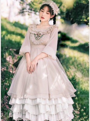 Pure Joy Lolita Style Dress OP by Withpuji (WJ69)